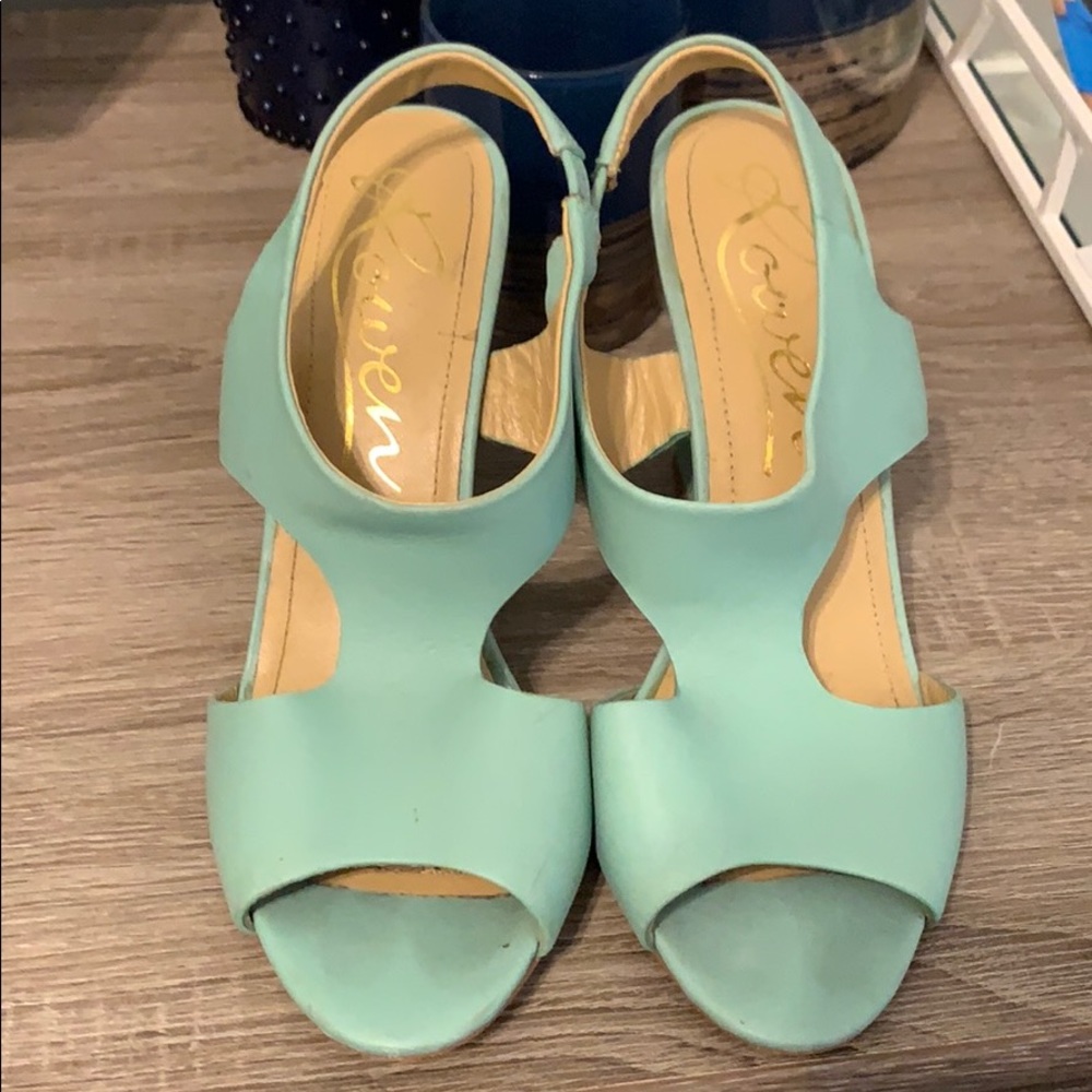 Rowen- Teal Wedges